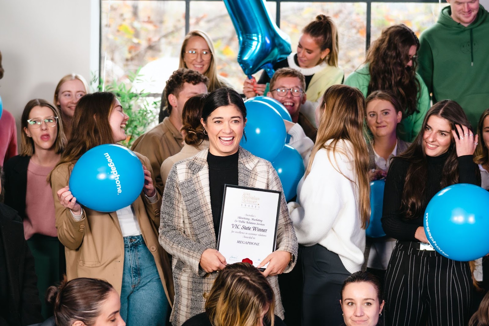 celebrates excellent customer service